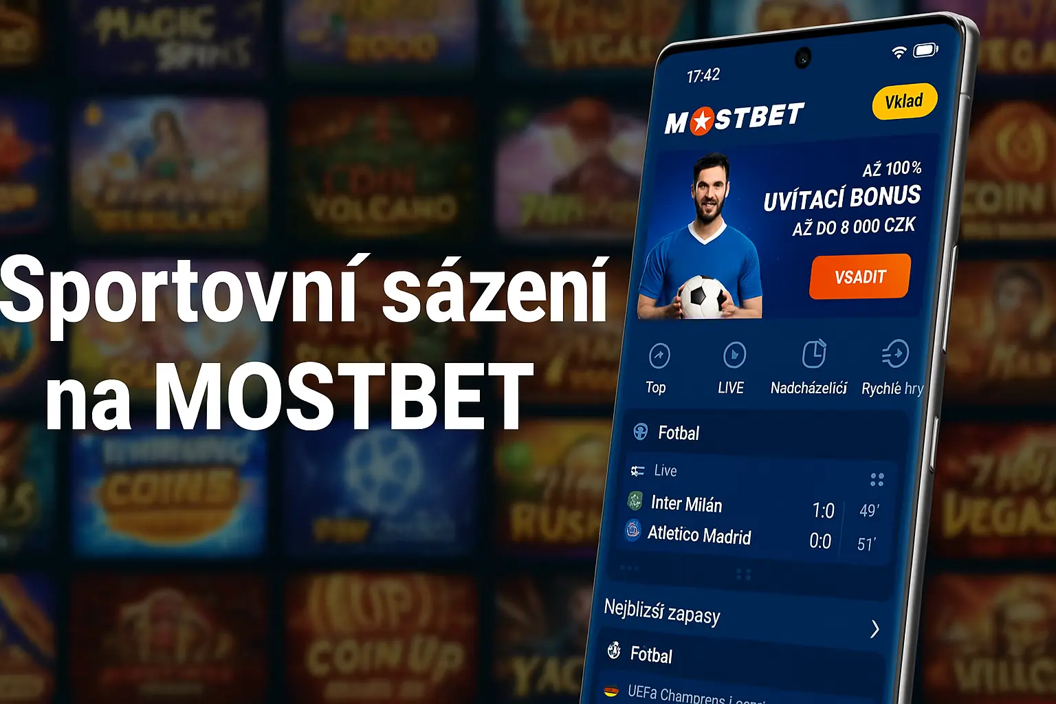 Sportovní sázení na mostbet